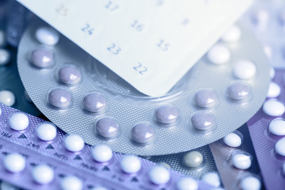 Lot de pilules de contraception