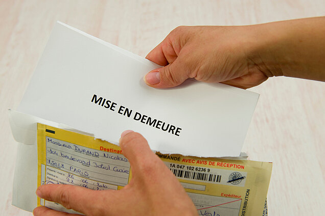 modèle lettre de mise en demeure
