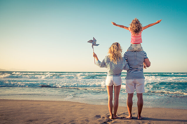 famille en vacances